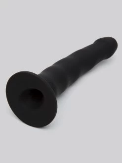 Lovehoney Sensual Waves Silicone Suction Cup Dildo 7 Inch -Online Sex toys shop 73020 a39881 black 002