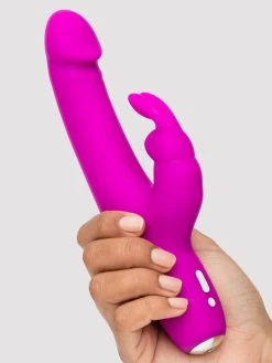 Happy Rabbit Slimline Realistic Rechargeable Rabbit Vibrator -Online Sex toys shop 73134 a39951 purple 003