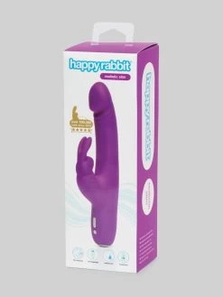 Happy Rabbit Slimline Realistic Rechargeable Rabbit Vibrator -Online Sex toys shop 73134 a39951 purple 005