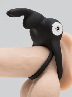 Happy Rabbit Stimulating Rechargeable Rabbit Cock Ring -Online Sex toys shop 73137 a39954 black 002