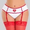 Lovehoney Fantasy Plus Size White Sexy Nurse Garter Thong -Online Sex toys shop 73149 a39965 white x size 000
