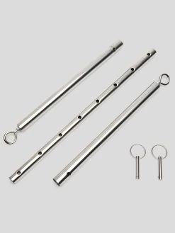 Bondage Boutique Expandable Spreader Bar And Cuffs Set -Online Sex toys shop 73227 a40023 black 004