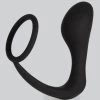 Lovehoney Inside Job Silicone Cock Ring And Butt Plug -Online Sex toys shop 73258 a32822 black 000
