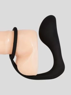 Lovehoney Inside Job Silicone Cock Ring And Butt Plug -Online Sex toys shop 73258 a32822 black 002