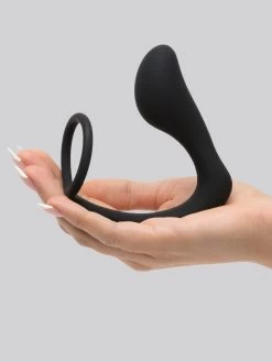 Lovehoney Inside Job Silicone Cock Ring And Butt Plug -Online Sex toys shop 73258 a32822 black 003