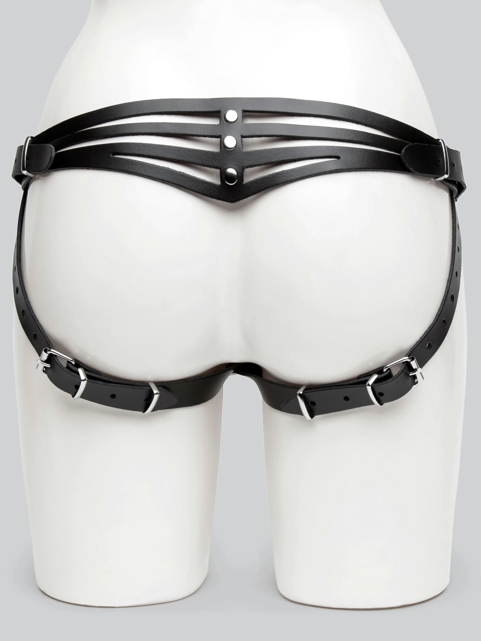 DOMINIX Deluxe Leather Strap-On Harness 6 DOMINIX Deluxe Leather Strap-On Harness - Image 4
