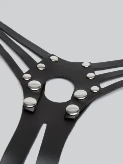 DOMINIX Deluxe Leather Strap-On Harness 11 DOMINIX Deluxe Leather Strap-On Harness -Online Sex toys shop 73304 a40083 black 004