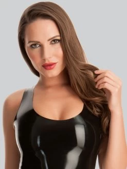 Rubber Girl Latex Mini Dress -Online Sex toys shop 73406 a40157 black regular 005