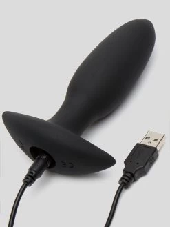 Tracey Cox Supersex Rechargeable Vibrating Butt Plug -Online Sex toys shop 73510 a40216 black 002