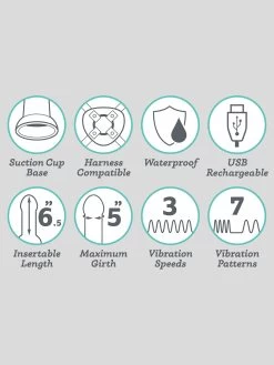 Lifelike Lover Classic Rechargeable Remote Control Dildo 8 Inch -Online Sex toys shop 73714 a40333 flesh pink 004