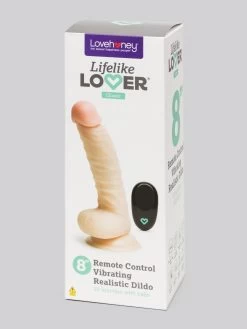 Lifelike Lover Classic Rechargeable Remote Control Dildo 8 Inch -Online Sex toys shop 73714 a40333 flesh pink 005