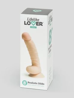 Lifelike Lover Classic Dual-Density Ultra Realistic Dildo 8 Inch -Online Sex toys shop 73719 a40336 flesh pink 005