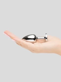 Lovehoney Jeweled Metal Butt Plug 2.5 Inch -Online Sex toys shop 73767 a40364 silver 003