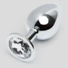 Lovehoney Jeweled Metal Medium Butt Plug 3 Inch 1 Lovehoney Jeweled Metal Medium Butt Plug 3 Inch -Online Sex toys shop 73768 a40365 silver 000