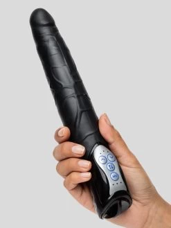 Seven Creations Powerful 10 Function Thrusting Vibrator 7.5 Inch -Online Sex toys shop 74079 a20424 black 002