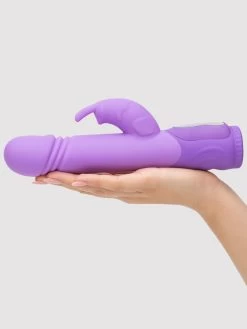 Lovehoney Dream Rabbit Rechargeable Silicone Thrusting Rabbit Vibrator -Online Sex toys shop 74086 a36358 purple 004