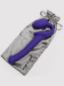 Strap-on-me Slim Silicone Strapless Strap-On Dildo 6 Inch -Online Sex toys shop 74124 a40581 purple 004