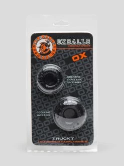 Oxballs Cock Ring And Ball Ring Set (2 Count) 11 Oxballs Cock Ring And Ball Ring Set (2 Count) -Online Sex toys shop 74152 a40607 black 004
