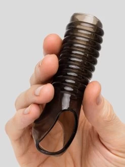 Stimulation Enhancer Textured Penis Sleeve -Online Sex toys shop 74155 a40611 black 002