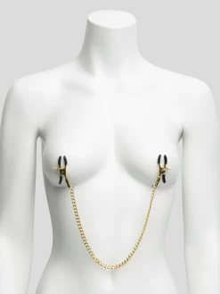 Bondage Boutique Adjustable Nipple Clamps With Gold Chain 8 Bondage Boutique Adjustable Nipple Clamps With Gold Chain -Online Sex toys shop 74211 a40667 gold 002