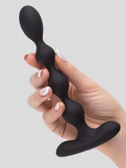 12 Function Rechargeable Bendable Vibrating Anal Beads -Online Sex toys shop 74277 a40710 black 003