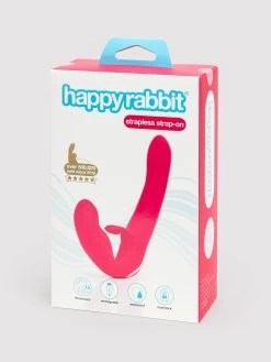 Happy Rabbit Rechargeable Vibrating Strapless Strap-On -Online Sex toys shop 74311 a40725 pink 005