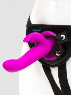 Happy Rabbit Rechargeable Vibrating Strap-On Harness Set 9 Happy Rabbit Rechargeable Vibrating Strap-On Harness Set -Online Sex toys shop 74312 a40726 purple 001
