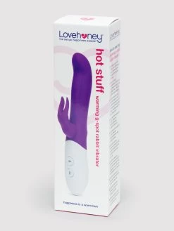 Lovehoney Hot Stuff Warming G-Spot Rechargeable Rabbit Vibrator 13 Lovehoney Hot Stuff Warming G-Spot Rechargeable Rabbit Vibrator -Online Sex toys shop 74350 a40760 purple 005