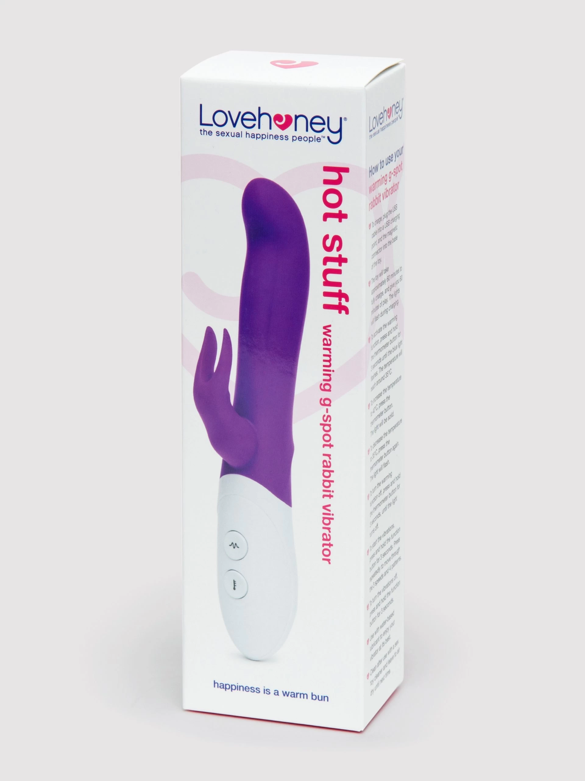 Lovehoney Hot Stuff Warming G-Spot Rechargeable Rabbit Vibrator 8 Lovehoney Hot Stuff Warming G-Spot Rechargeable Rabbit Vibrator - Image 6