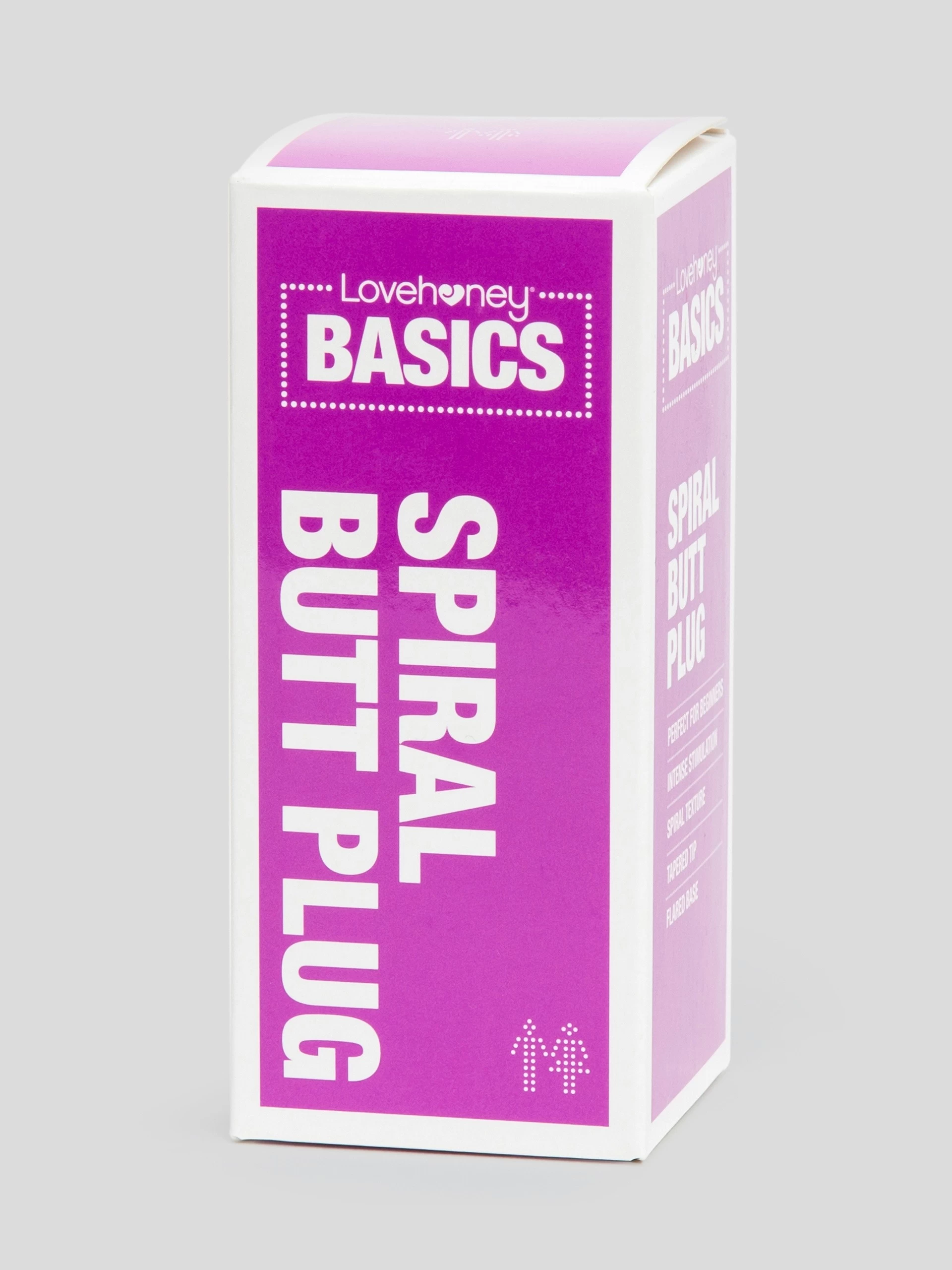 BASICS Spiral Butt Plug 4 Inch 6 BASICS Spiral Butt Plug 4 Inch - Image 4