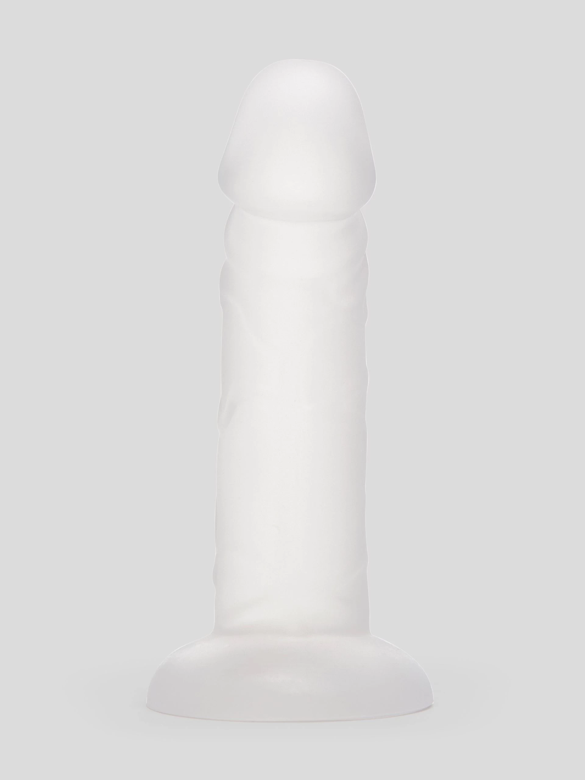 BASICS Clear Suction Cup Dildo 6 Inch 4 BASICS Clear Suction Cup Dildo 6 Inch - Image 2