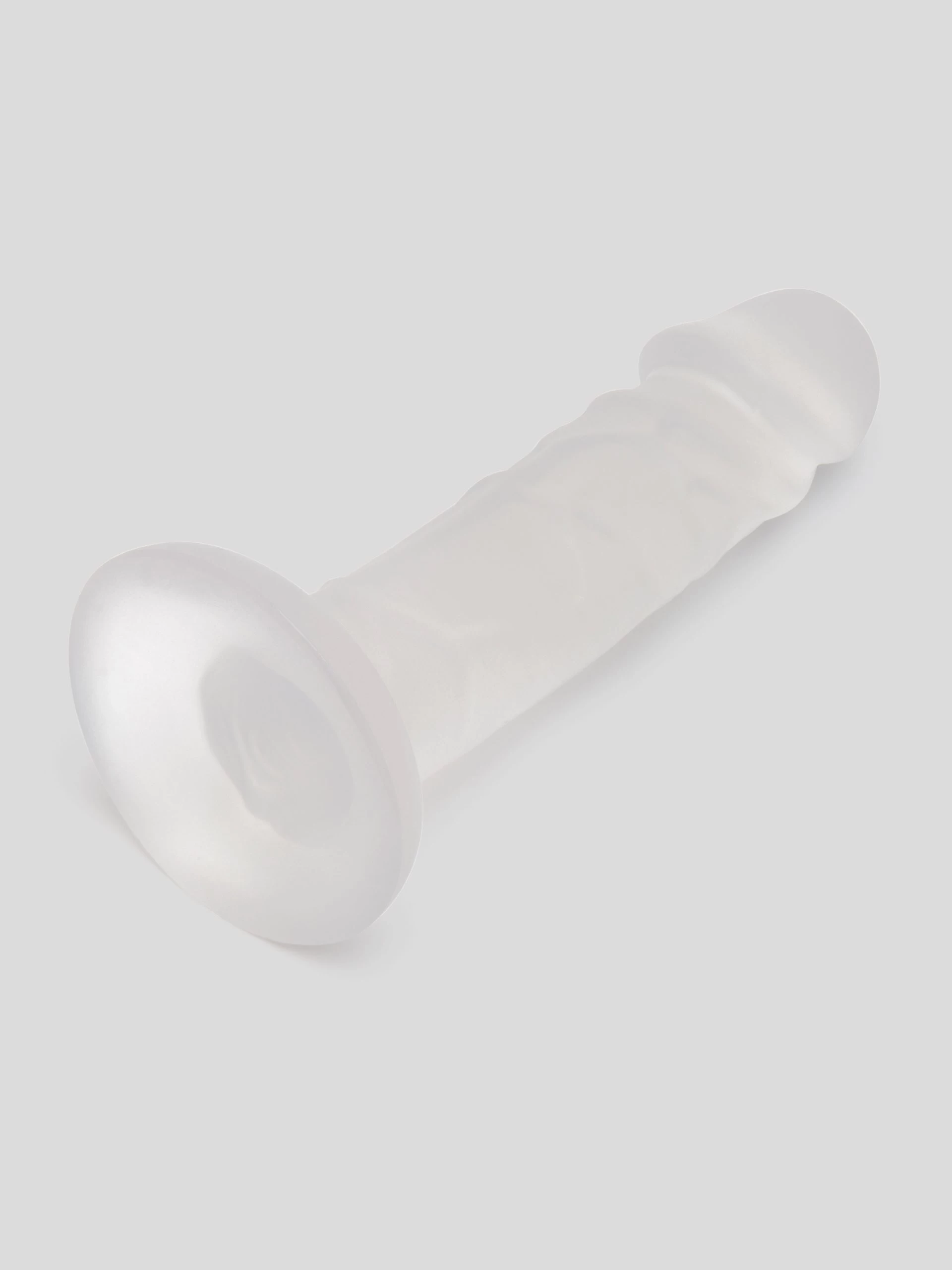 BASICS Clear Suction Cup Dildo 6 Inch 5 BASICS Clear Suction Cup Dildo 6 Inch - Image 3