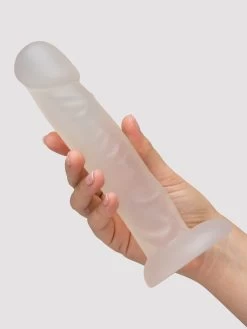 BASICS Clear Suction Cup Dildo 8 Inch -Online Sex toys shop 74496 a34870 clear 003