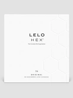Lelo HEX Original Latex Condoms (36 Count)