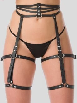 DOMINIX Deluxe Leather Leg Harness