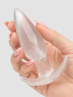 BASICS Clear T-Bar Butt Plug 12 BASICS Clear T-Bar Butt Plug -Online Sex toys shop 74643 a40961 clear 004