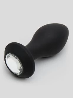 Power Gem Rechargeable Vibrating Silicone Butt Plug 3 Inch