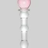 Lovehoney Crystal Heart Wavy Glass Dildo 6 Inch -Online Sex toys shop 75090 a25734 clear 000