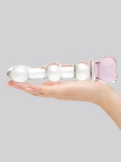 Lovehoney Crystal Heart Wavy Glass Dildo 6 Inch 11 Lovehoney Crystal Heart Wavy Glass Dildo 6 Inch -Online Sex toys shop 75090 a25734 clear 003