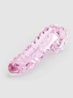 Lovehoney Tentacle Textured Sensual Glass Dildo -Online Sex toys shop 75092 a21487 pink 002