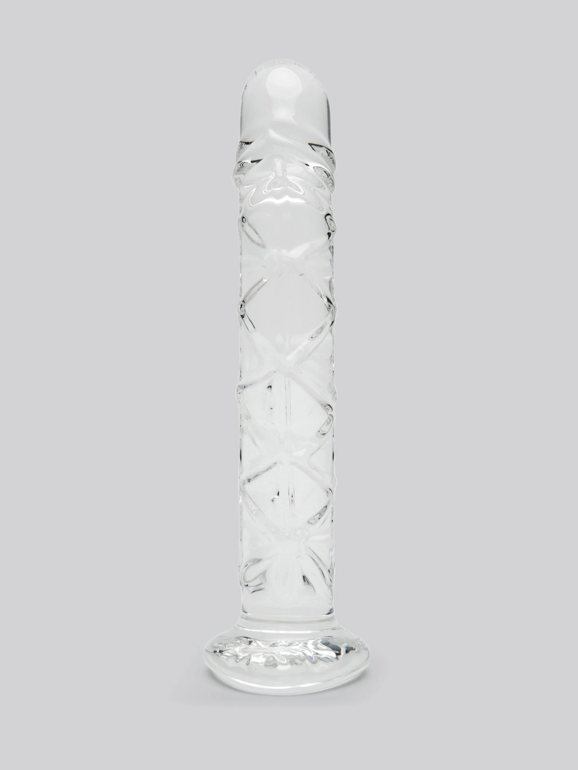 Lovehoney Slimline Realistic Textured Sensual Glass Dildo 6.5 Inch 5 Lovehoney Slimline Realistic Textured Sensual Glass Dildo 6.5 Inch - Image 3