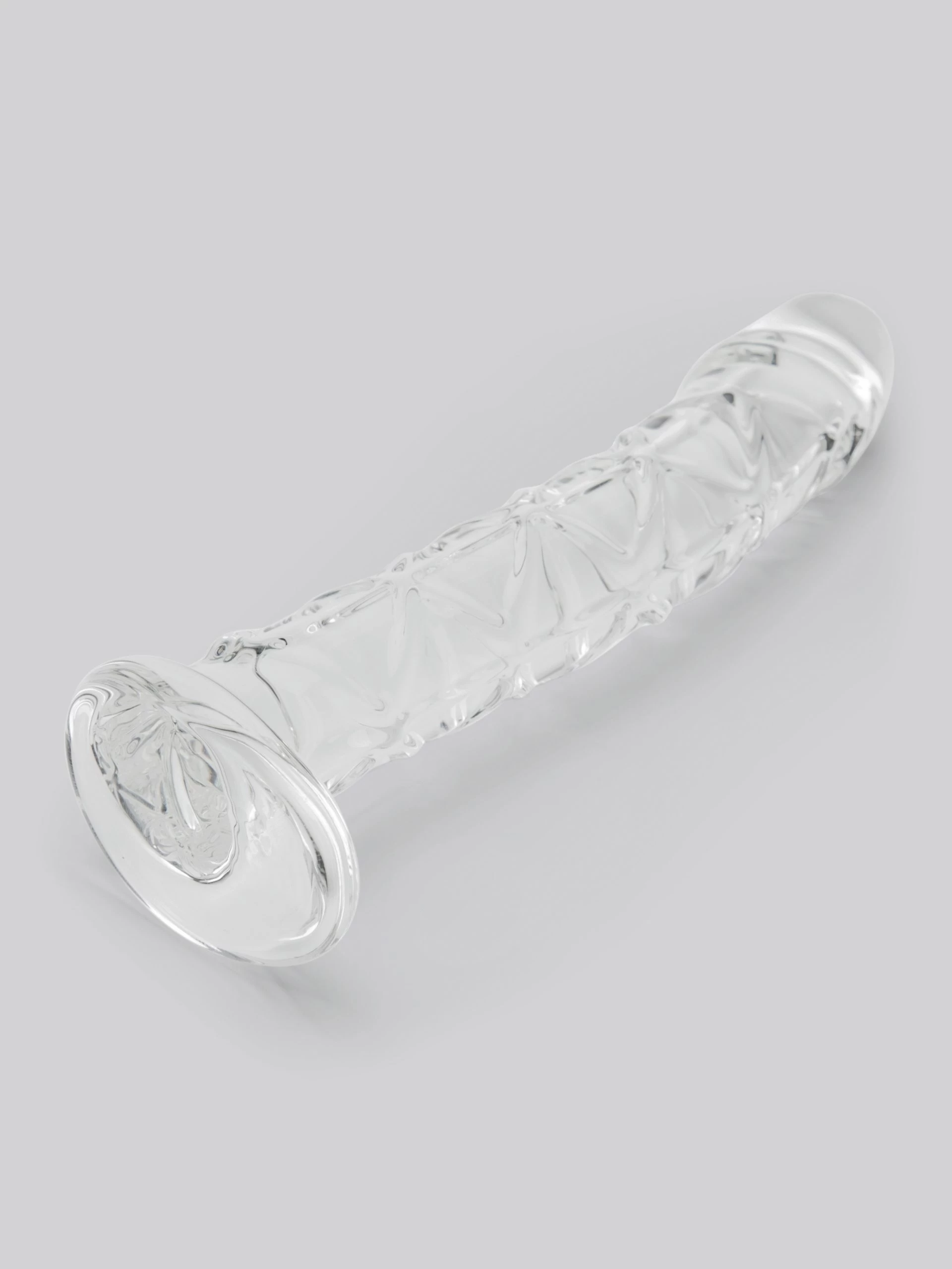 Lovehoney Slimline Realistic Textured Sensual Glass Dildo 6.5 Inch 6 Lovehoney Slimline Realistic Textured Sensual Glass Dildo 6.5 Inch - Image 4