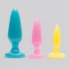 Firefly Glow-in-the-Dark Rainbow Butt Plug Trainer Kit (3 Piece) -Online Sex toys shop 75173 a41273 blue 000