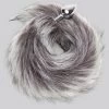 DOMINIX Deluxe Stainless Steel Small Faux Silver Fox Tail Butt Plug -Online Sex toys shop 75177 a41277 silver 000