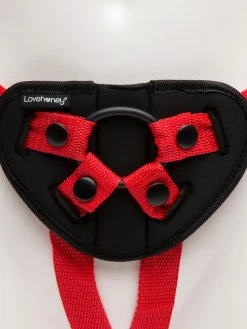 Lovehoney Advanced Unisex Strap-On Harness Kit (3 Piece) -Online Sex toys shop 75239 a41303 red 002