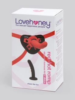 Lovehoney Advanced Unisex Strap-On Harness Kit (3 Piece) -Online Sex toys shop 75239 a41303 red 005