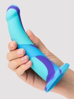 Lovehoney Air And Water Curved Silicone Suction Cup Dildo 7 Inch 10 Lovehoney Air And Water Curved Silicone Suction Cup Dildo 7 Inch -Online Sex toys shop 75257 a30709 blue 003