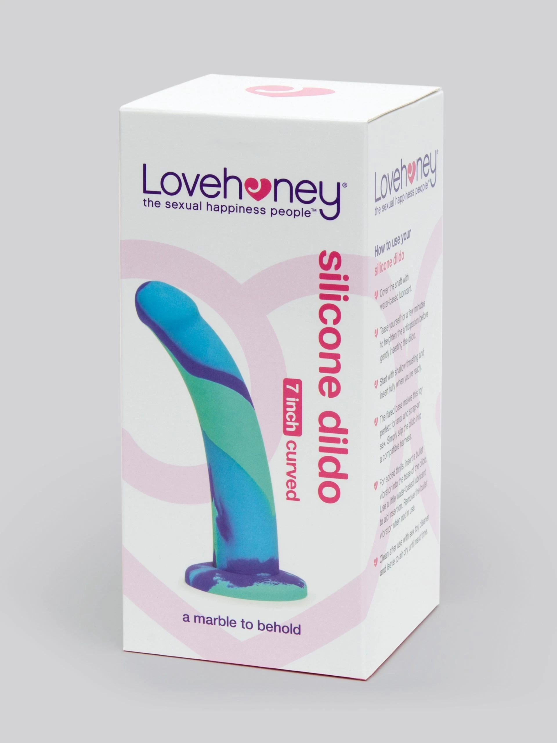 Lovehoney Air And Water Curved Silicone Suction Cup Dildo 7 Inch 7 Lovehoney Air And Water Curved Silicone Suction Cup Dildo 7 Inch - Image 5