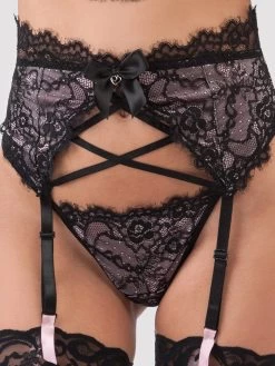 Lovehoney Boudoir Belle Blush Pink Quarter Cup Bra Set 7 Lovehoney Boudoir Belle Blush Pink Quarter Cup Bra Set -Online Sex toys shop 75449 a39705 pink regular 003