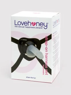 Lovehoney Beginner's Unisex Clear Strap-On Harness Kit 6 Inch -Online Sex toys shop 76654 a42582 clear 005